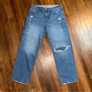 Ariat Distressed Light Blue High Rise Jeans